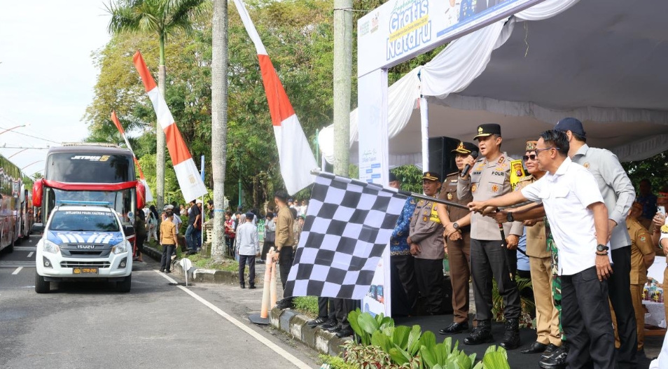 Polda dan Pemprov Lepas Program Mudik Gratis Nataru 2025–2026