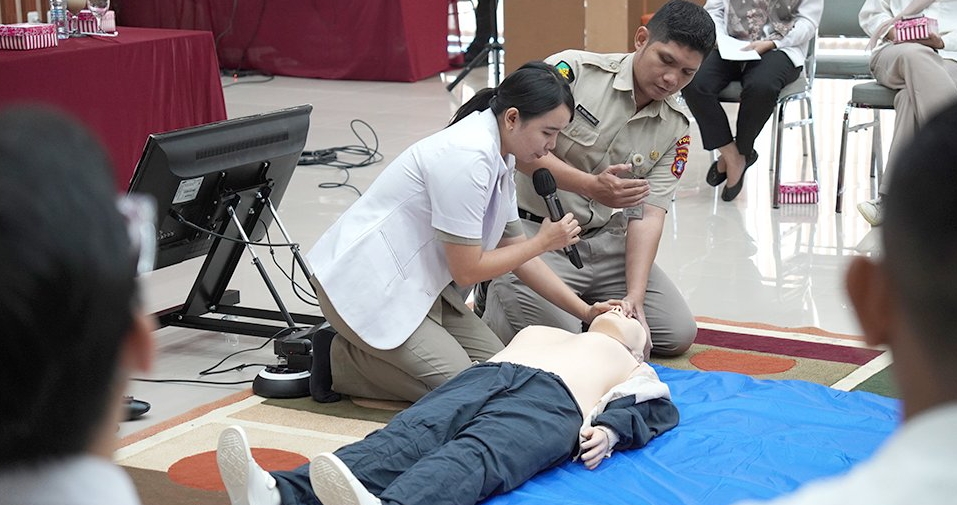Rumkit Bhayangkara Palangka Raya Latih Pegawai BPKP Hadapi Situasi Darurat Medis