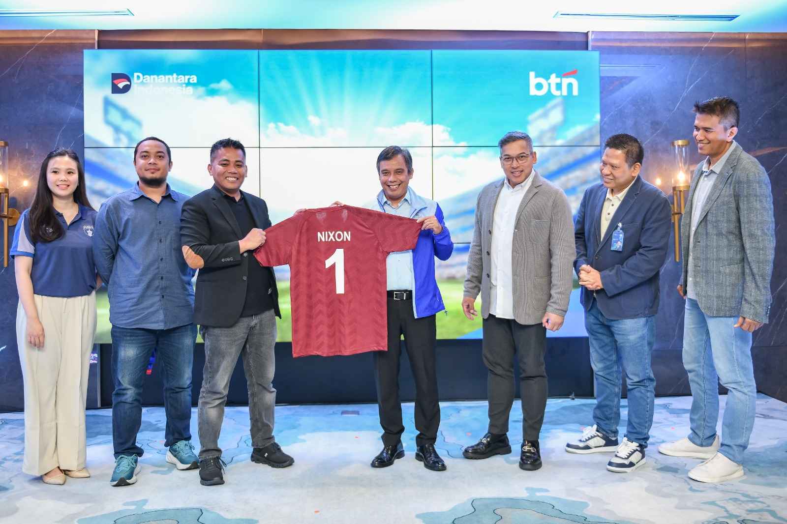 Dorong Kemajuan Sepakbola Indonesia, BTN Jadi Sponsor Tiga Klub Liga 1 Nasional