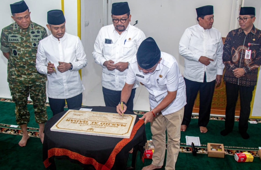 Masjid Al Qadar Diresmikan, Jadi Pusat Ibadah Warga Sabaru