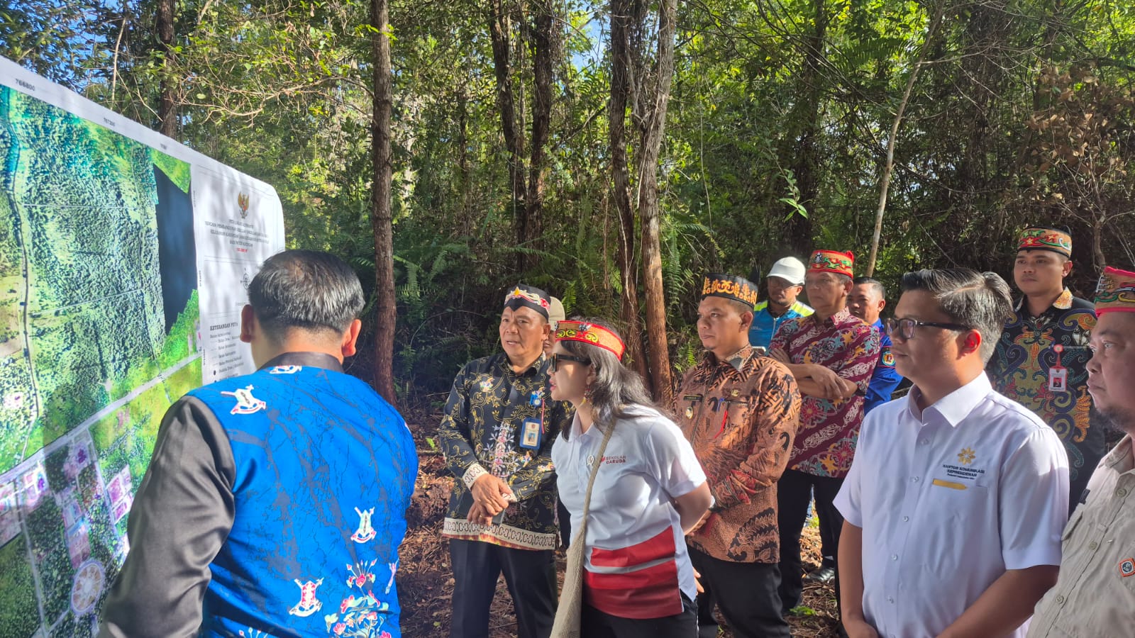 Wamendiktisaintek Stella Christie Tinjau Lahan Sekolah Garuda di Katingan