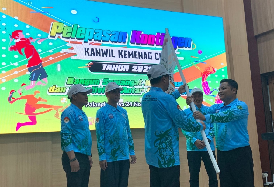 Kanwil Kemenag Kalteng Lepas 76 Kontingen untuk Kanwil Cup 2025: Target Juara Umum!