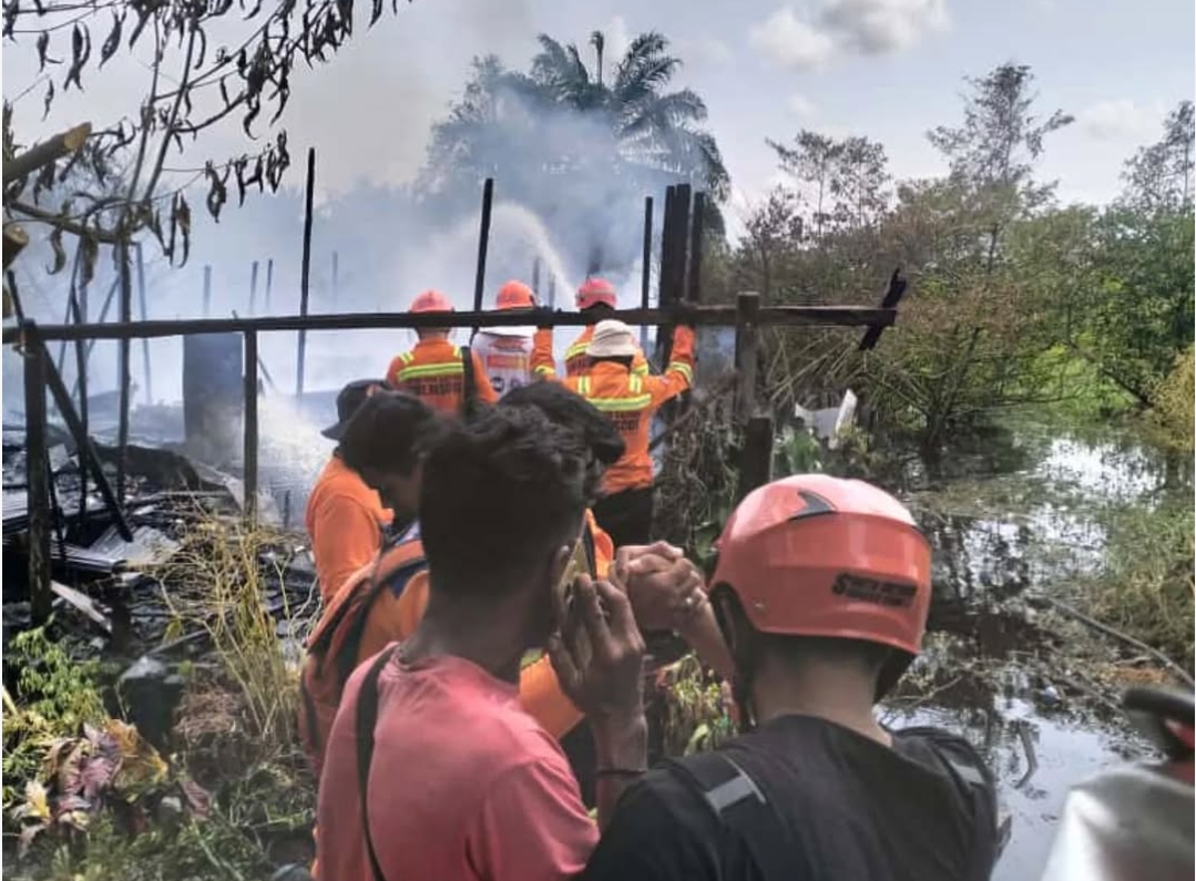 Kebakaran Rumah di Jalan Tjilik Riwut Km 3,5, Satu Unit Ludes Terbakar