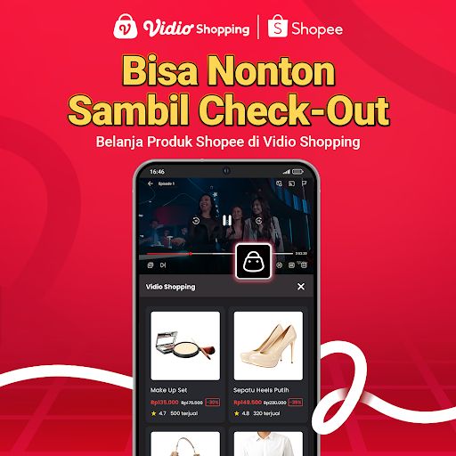 Vidio dan Shopee Kenalkan Fitur Vidio Shopping, Nikmati Pengalaman Belanja Seru Sambil Tonton Tayangan Favorit