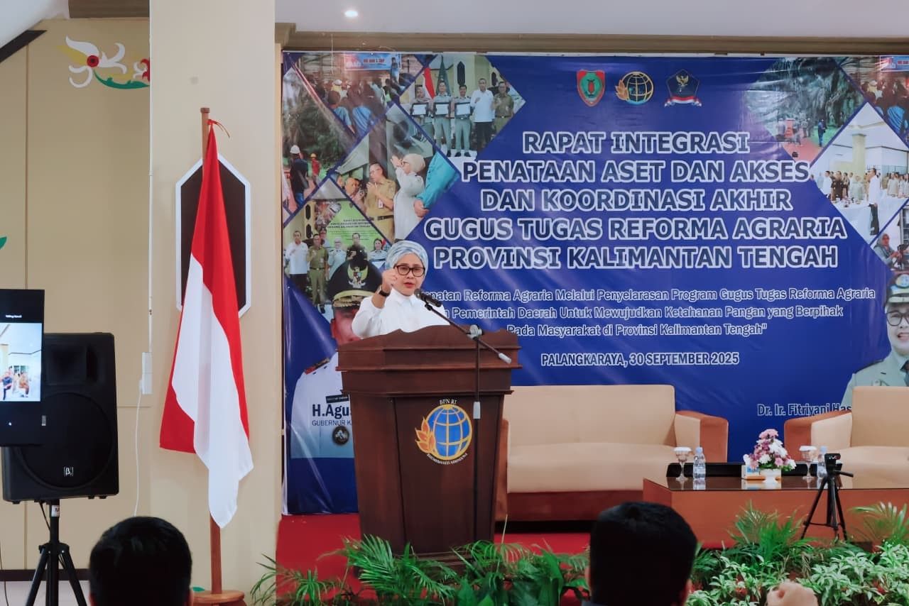 Reforma Agraria Kalteng Terkendala 78 Persen Lahan Masih Kawasan Hutan