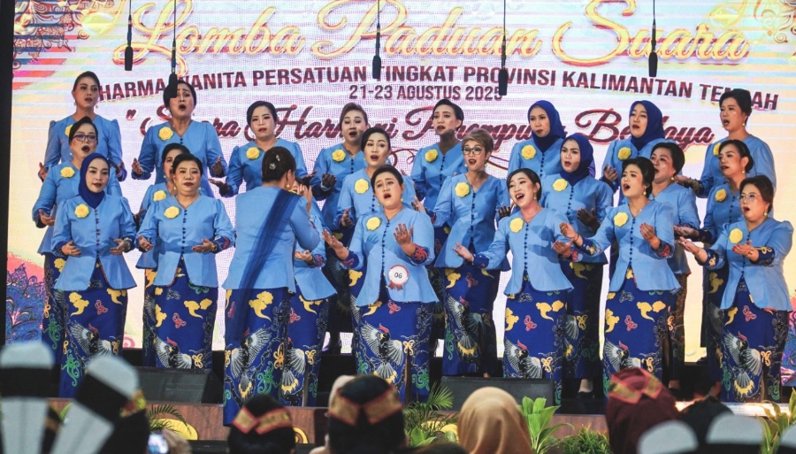 DWP Palangka Raya Tampil Memukau di Lomba Paduan Suara Kalteng 2025