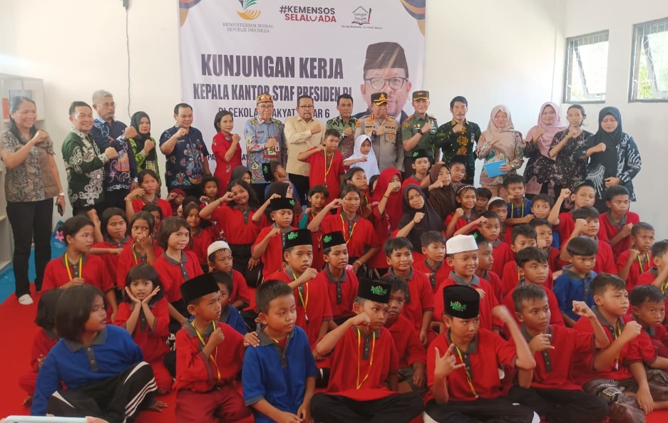 Tiga Pesan Presiden untuk Siswa Sekolah Rakyat Palangka Raya