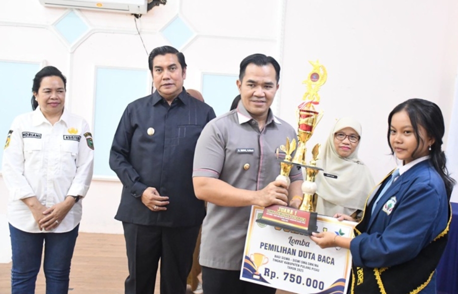 Asilia Yupita Terpilih Jadi Duta Baca Pulang Pisau 2025, Wabup: Bukan Sekadar Simbol, Tapi Teladan Literasi