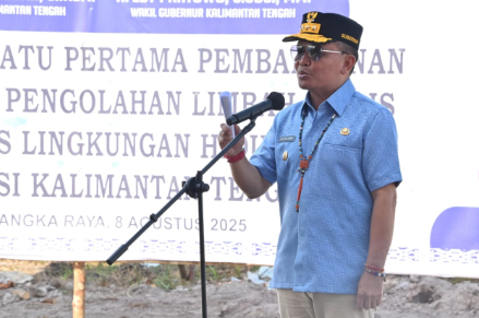 Gubernur Letakkan Batu Pertama Pembangunan UPT Pengelolaan Limbah Medis
