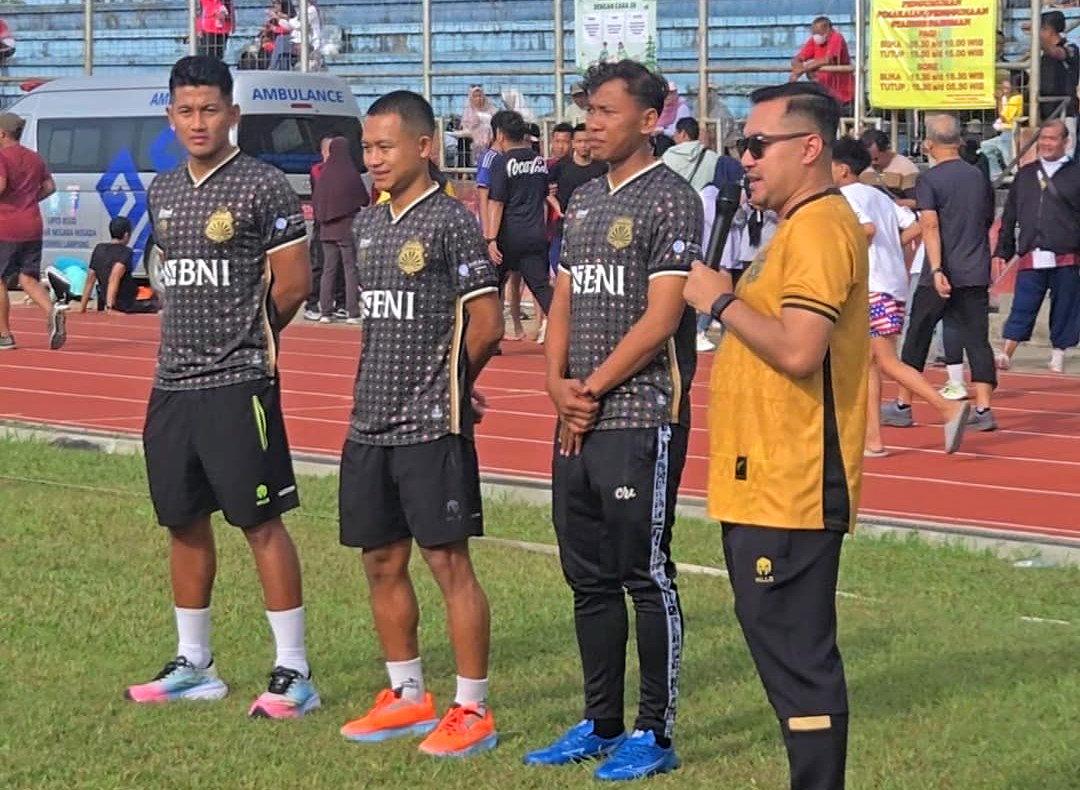 Coacing Clinic Bersama Pemain Timnas, Bhayangkara FC Mulai Bina Talenta Muda Lampung