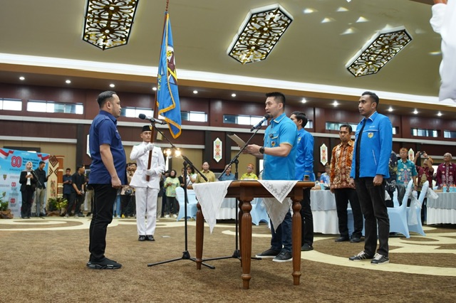 DPD KNPI Kalteng Masa Bakti 2025–2028 Resmi Dilantik, Gubernur Dorong Peran Strategis Pemuda