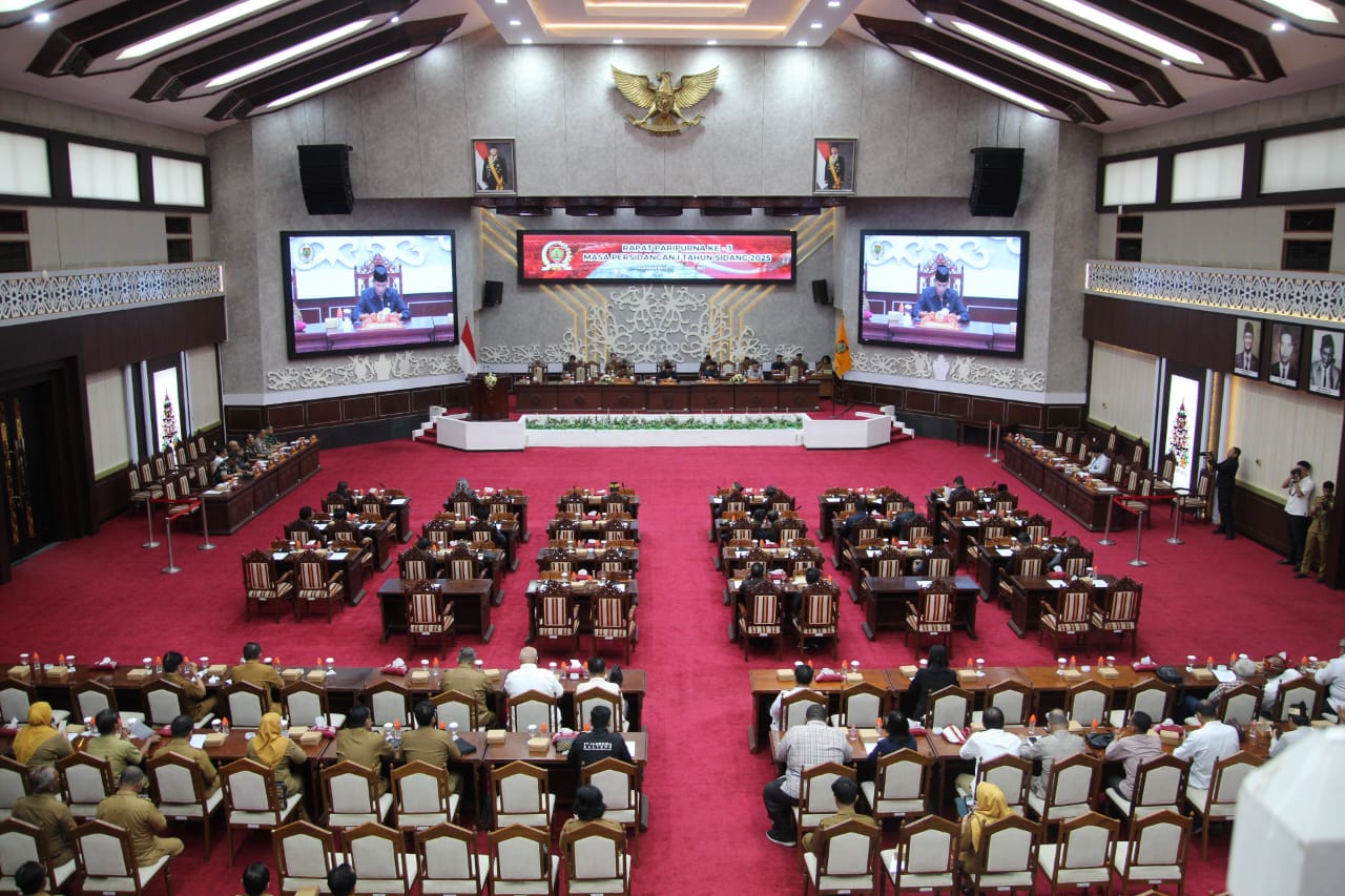 DPRD Kalteng Rapat Paripurna Bahas Rancangan APBD 2026, Fokus pada Efisiensi dan Program Prioritas