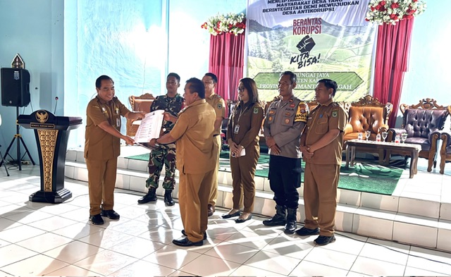 Desa Bungai Jaya Raih Predikat 'Istimewa' dalam Penilaian Desa Antikorupsi Kalteng 2025