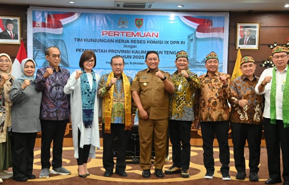 Komisi IX DPR RI Tinjau Kalteng, Bahas Kesehatan, Ketenagakerjaan dan Program Jaminan Sosial