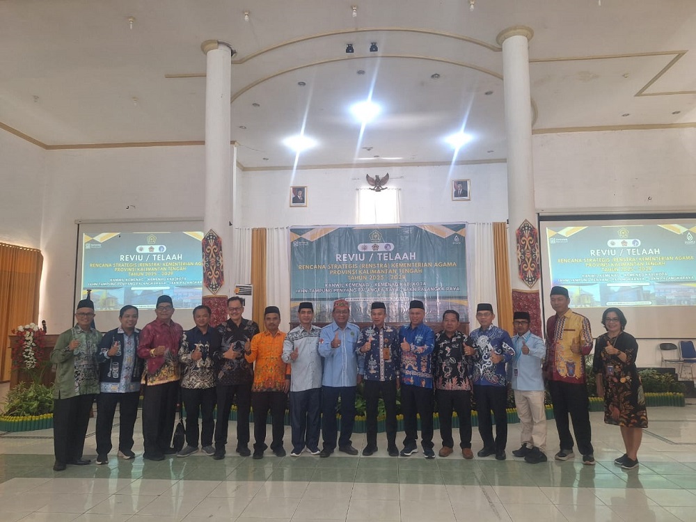 Kemenag Kalteng Telaah Renstra 2025–2029, Soroti Moderasi Beragama hingga Transformasi Layanan