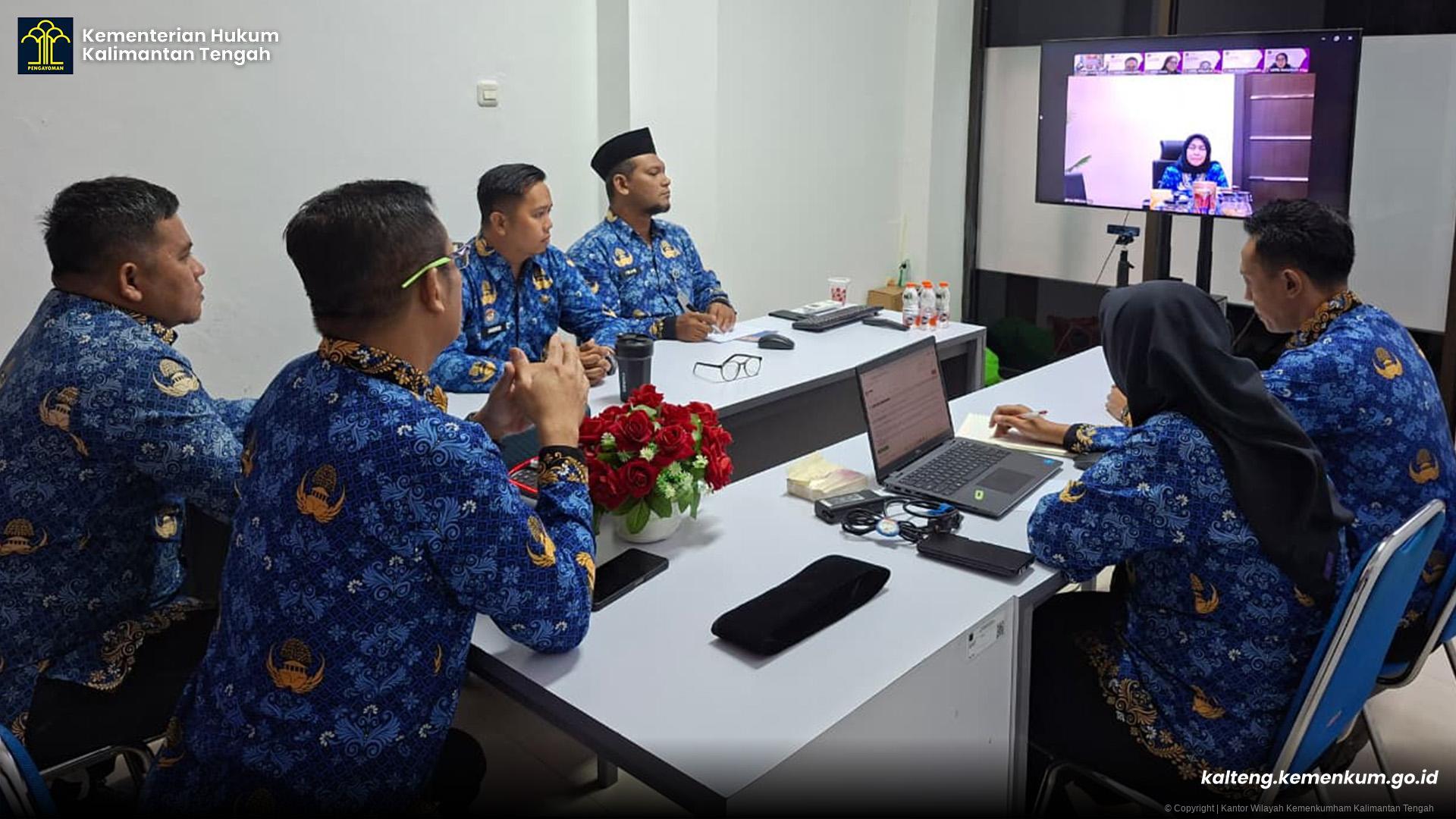 Kanwil Kemenkum Ikuti Bimtek Penyelesaian Paket e-Purchasing dan Penginputan Realisasi Kontrak