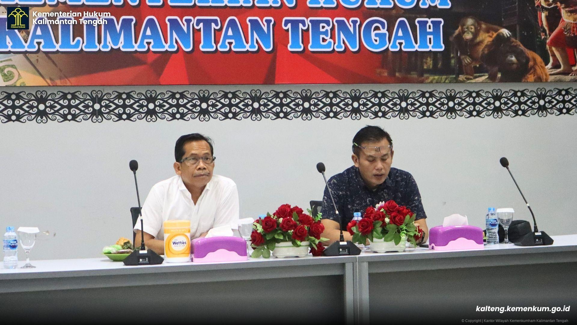 Kemenkum Kalteng Ikuti Rapat Teknis Pembayaran Upah PPPK Paruh Waktu