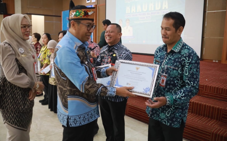 Buka Rakorda Perpustakaan, Plt Sekda Kalteng Tekankan Transformasi Digital dan Penguatan Literasi Daerah