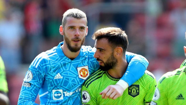 David de Gea Pulang ke Old Trafford! Bruno Fernandes Siap Cetak Gol ke Gawang Sang Sahabat
