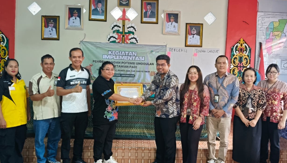 Desa Bagok Raih Predikat Desa Cantik Terbaik se-Kalimantan Tengah 2025