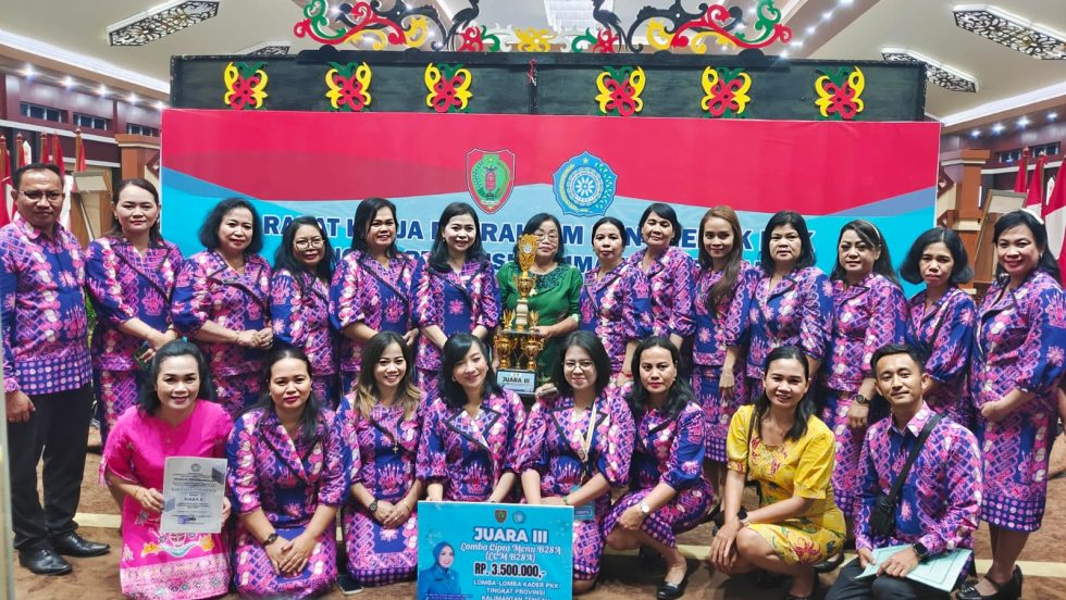 Gunung Mas Sabet 3 Juara di Rakerda PKK Kalteng 2025, Bukti Kader Solid dan Kreatif