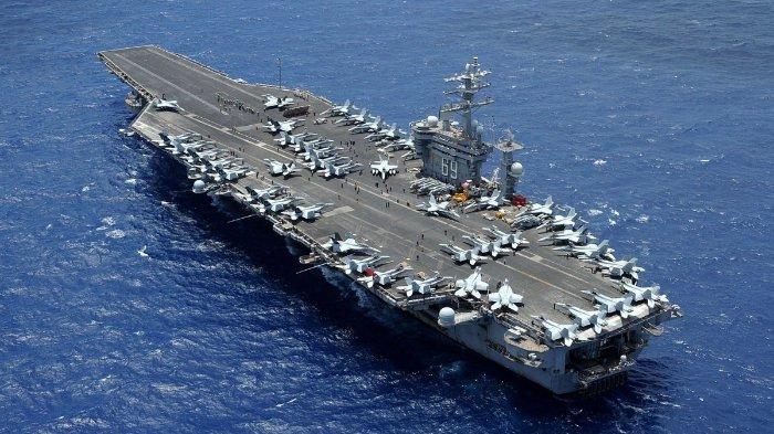 Ketegangan Iran-Israel Memuncak! AS Kerahkan Kapal Induk Nuklir USS Nimitz ke Timur Tengah