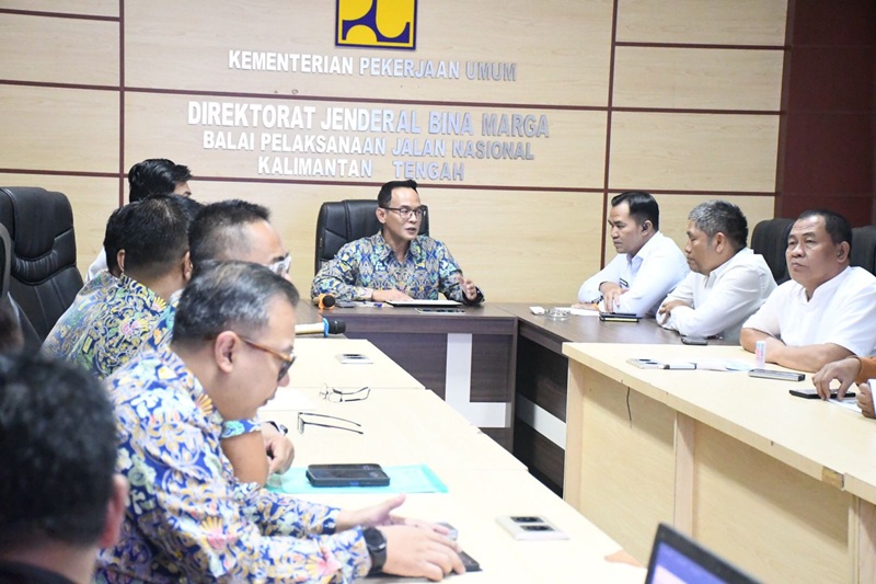 Bupati Pulang Pisau Koordinasi dengan BPJN Kalteng Bahas Penataan Infrastruktur Jalan