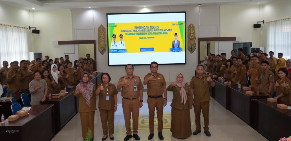 Pemko Palangka Raya Dorong Keterbukaan Informasi Publik Lewat Penguatan PPID