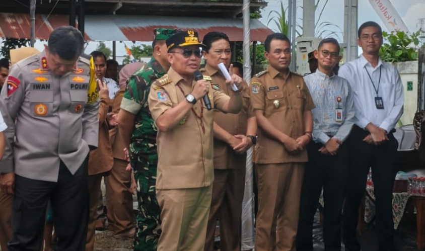 Gubernur Launching Kampung UMKM Misik di Kalampangan Palangka Raya