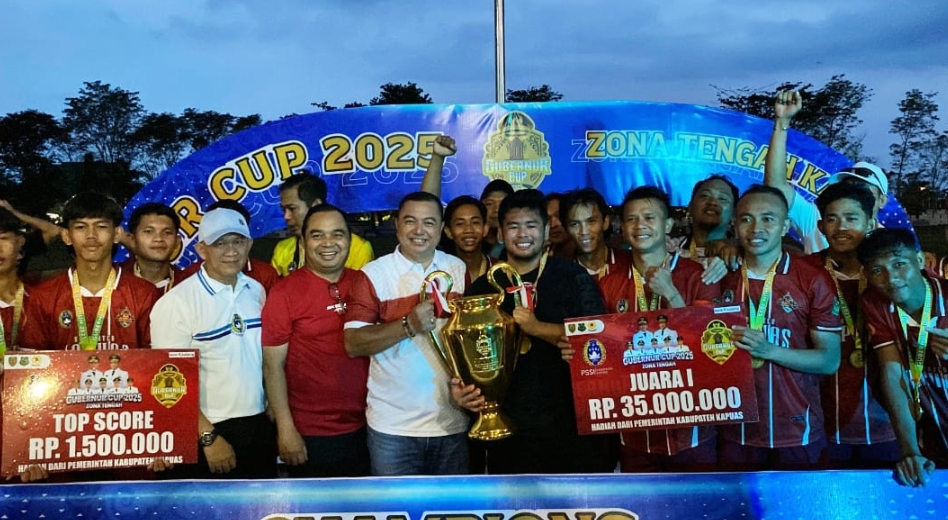 Kapuas 88 Bersinar FC Juara Gubernur Cup Zona Tengah, Palangka Raya FC Tumbang Lewat Adu Penalti!
