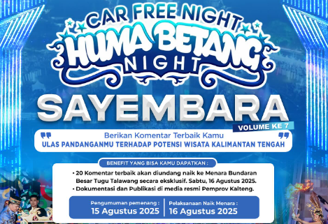 Sayembara Huma Betang Night Vol. 7, Warga Suarakan Pesona Wisata Kalteng