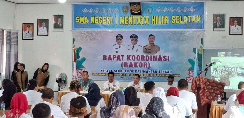 Rakor Kepala Sekolah se-Kalteng Digelar di SMAN 1 Mentaya Hilir Selatan