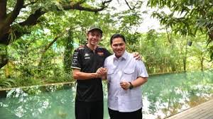 MotoGP Mandalika, Erick Thohir Jamuan Valentino Rossi di Lombok