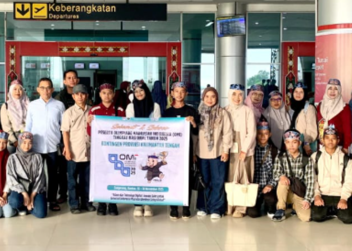 Kemenag Kalteng Lepas 13 Kontingen ke Olimpiade Madrasah Indonesia 2025 di Banten