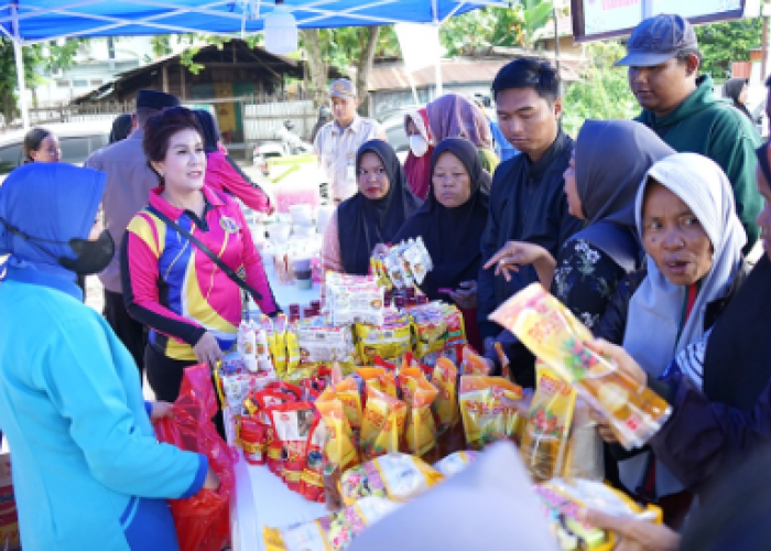 Polri Buka Pasar Ramadan Presisi Murah di Rumkit Bhayangkara Palangka Raya