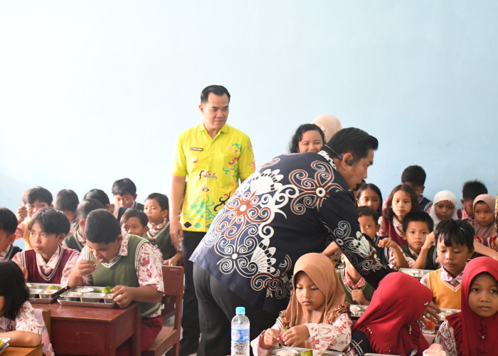Makan Bergizi Gratis Perdana Digelar di Pulang Pisau, 1.604 Jadi Penerima Manfaatnya