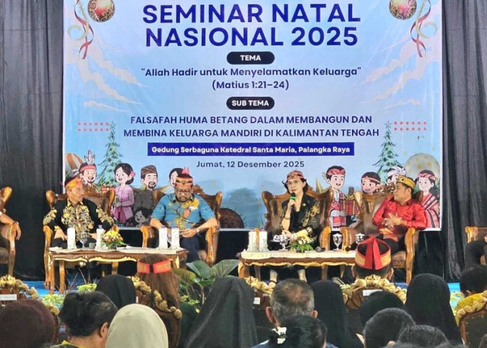 Pemprov Tekankan Penguatan Nilai Huma Betang pada Seminar Natal Nasional 2025