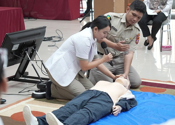 Rumkit Bhayangkara Palangka Raya Latih Pegawai BPKP Hadapi Situasi Darurat Medis