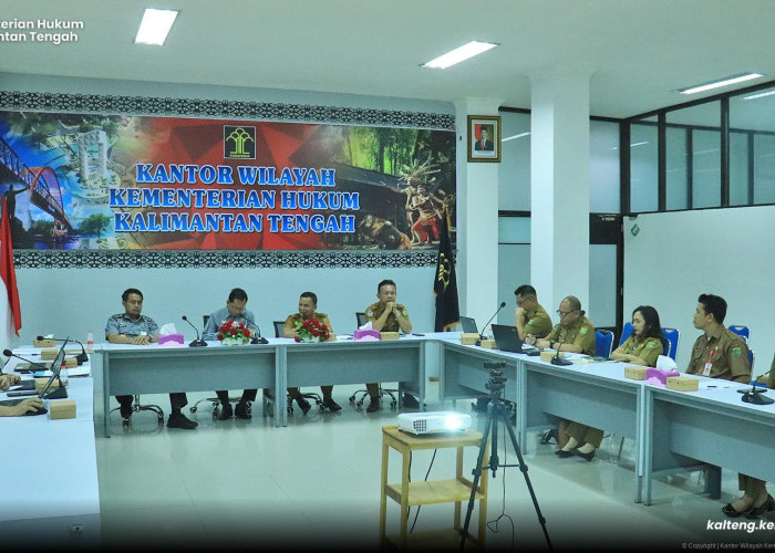 Kanwil Kemenkum Bahas 3 Raperbup Barito Selatan dalam Rapat Harmonisasi