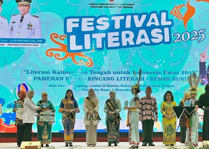 Barito Timur Raih Dua Penghargaan Bergengsi di Festival Literasi Kalteng 2025