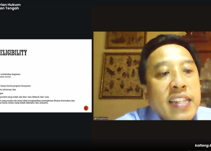 Kemenkum Kalteng Ikuti Edukasi KI Mekanisme Internasional