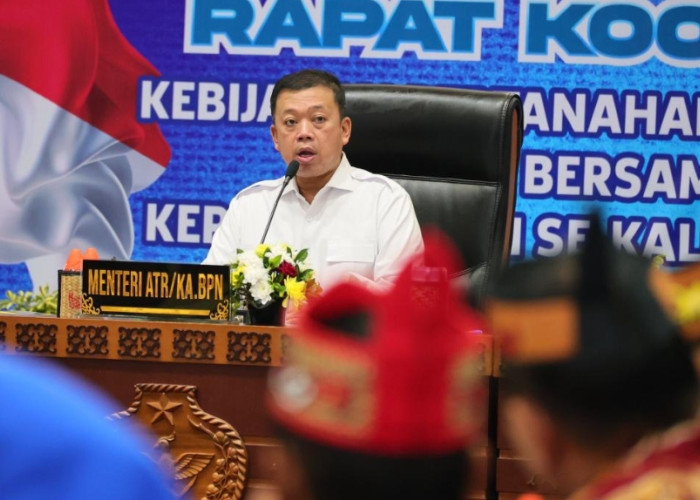 Menteri ATR/BPN Minta Pemda Kalteng Percepat Pemutakhiran Sertipikat untuk Cegah Tumpang Tindih