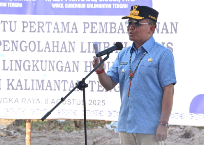 Gubernur Letakkan Batu Pertama Pembangunan UPT Pengelolaan Limbah Medis