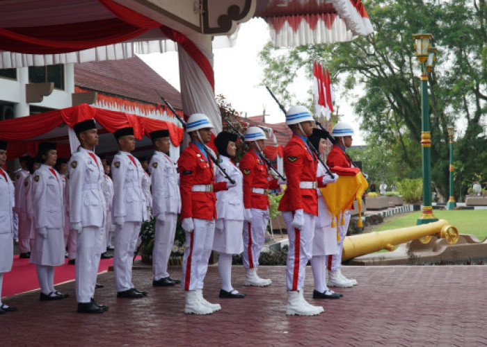 Syukur Paskibraka Kobar Sukses Kibarkan Merah Putih