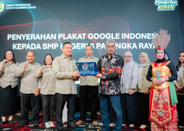 SMPN 6 Palangka Raya Jadi Sekolah Rujukan Google Pertama di Kalteng