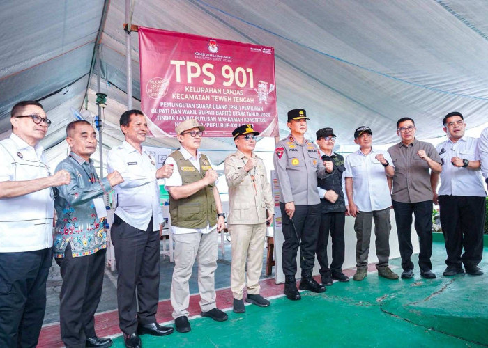 Gubernur Pantau PSU di Barito Utara, Apresiasi Proses Kondusif