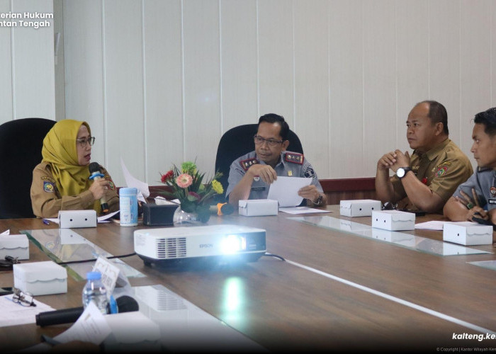 1.571 Pos Bantuan Hukum Desa/Kelurahan di Kalteng Bakal Diresmikan Menkum, Pemprov-Kanwil Rapat Koordinasi