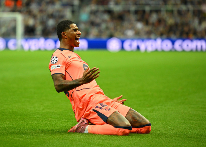 Marcus Rashford Debut Sensasional di Liga Champions Bersama Barcelona, Bungkam Newcastle di St James’ Park