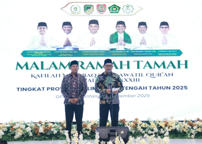 MTQH XXXIII Kalteng Dimulai, Malam Ta’aruf Jadi Ajang Perkokoh Ukhuwah Kafilah