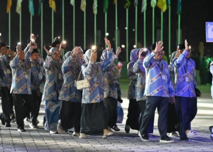 Lagu 'Menasai' Menggema, Kafilah Kalteng Tampil Memukau di Pembukaan STQH Nasional XXVIII 2025